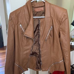 Vegan leather jacket